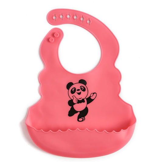 Food Grade Silicone Baby Bib with Pocket