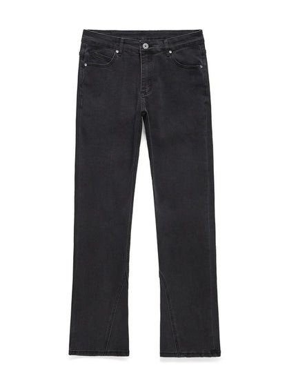 Men's Washed Bootcut Jeans