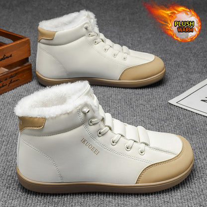 One kick mid top wide last shoes big toe cotton shoes