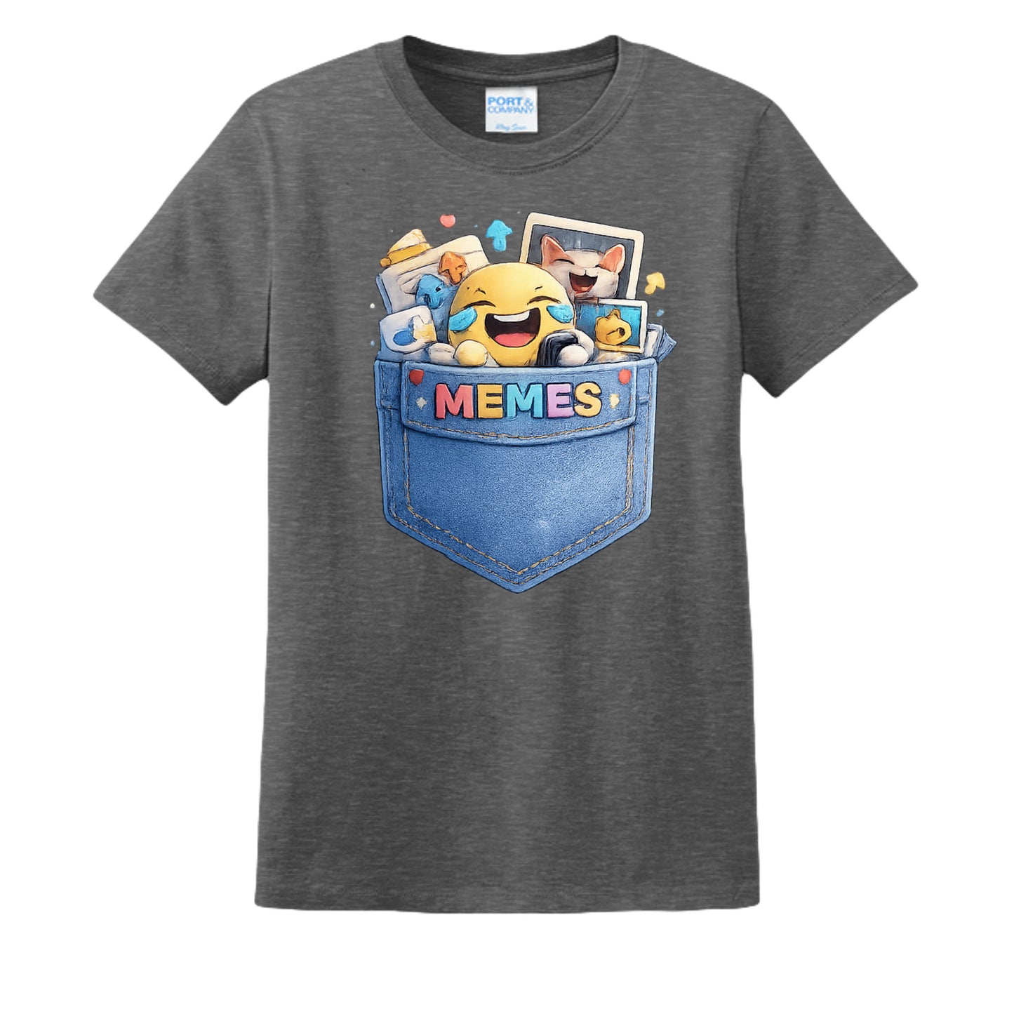 Dark Heather Grey - LPC54 - FRONT