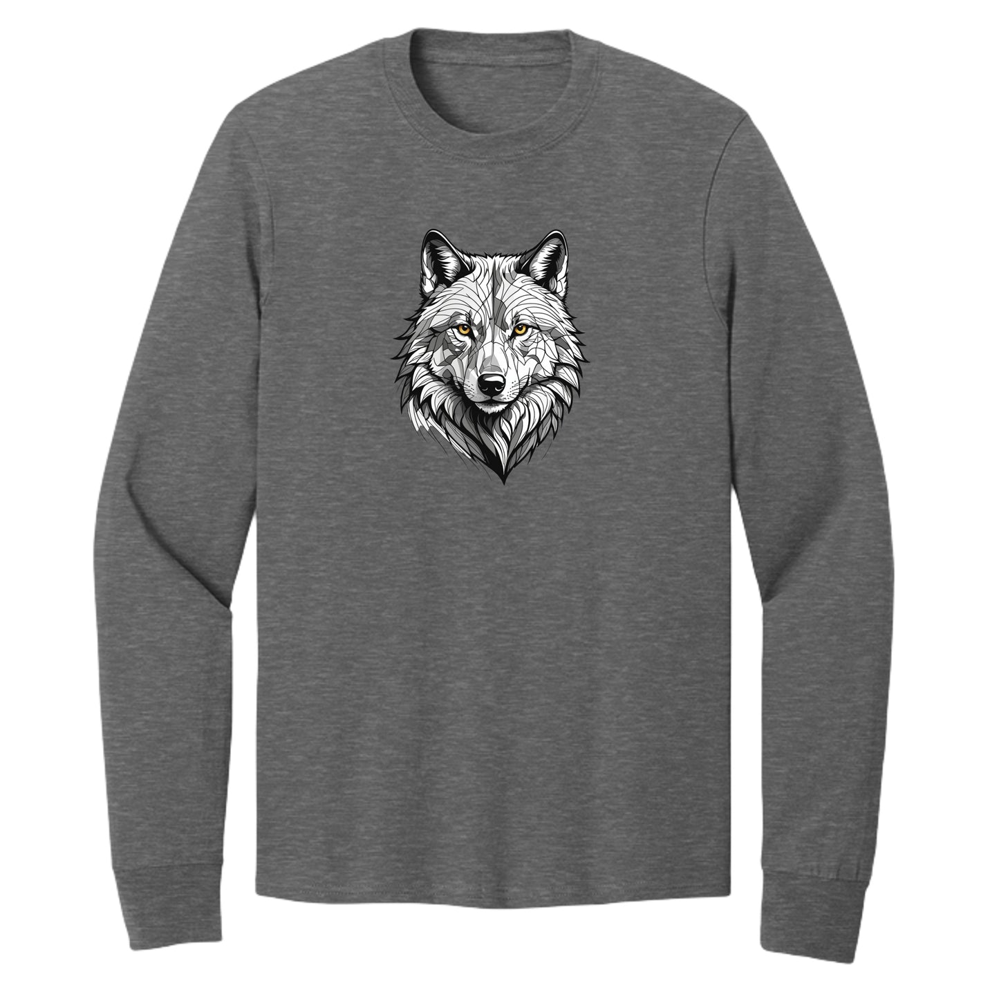 Dark Heather Grey - PC54LS - FRONT